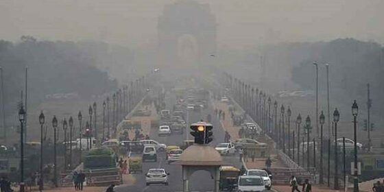 नयाँ दिल्लीमा नोभेम्बरमा विगत छ वर्षयता सबैभन्दा बढी प्रदूषण