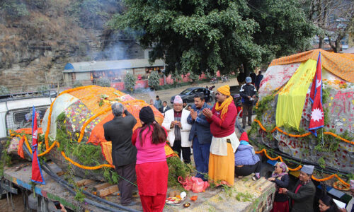 Shaligram from Kaligandaki river handed over to make Ram’s idol in Ayodhya